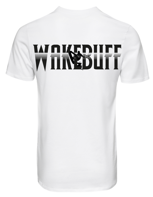 White Tee. WAKEBUFF.