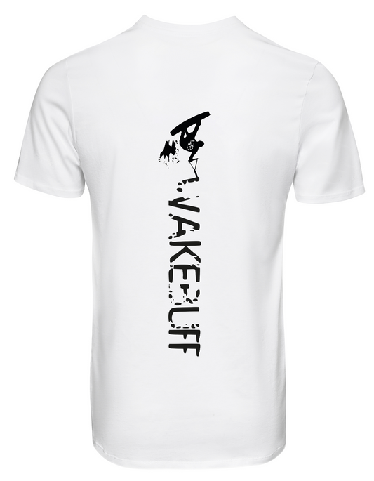 White Tee. WAKEBUFF.