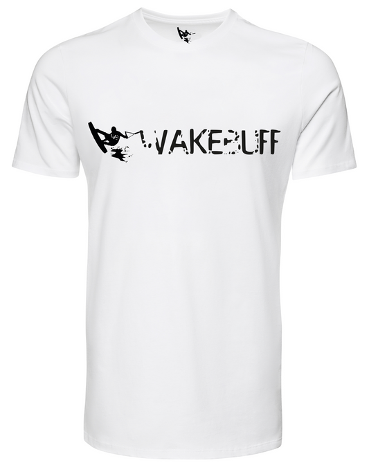 White Tee. WAKEBUFF.