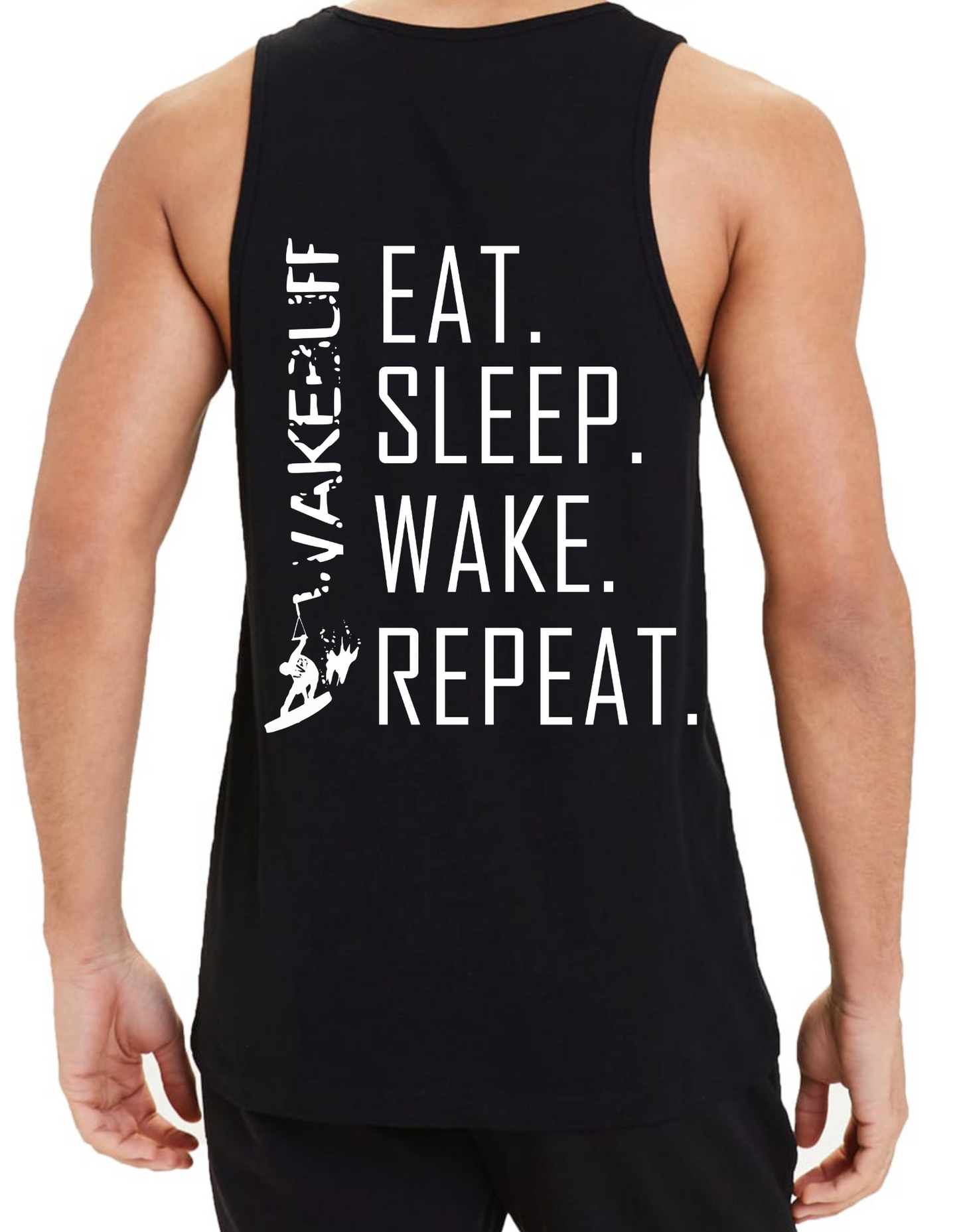 Sim-Fit Vest. EAT.SLEEP.WAKE.REPEAT.