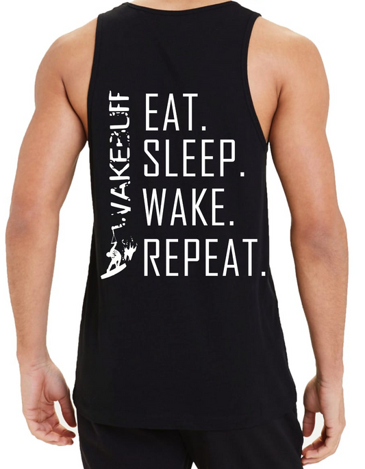 Sim-Fit Vest. EAT.SLEEP.WAKE.REPEAT.
