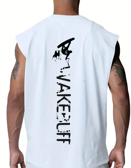 SLEEVELESS T-SHIRT. WAKEBUFF