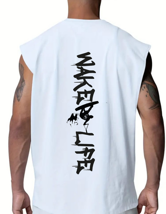 SLEEVELESS T-SHIRT. WAKELIFE